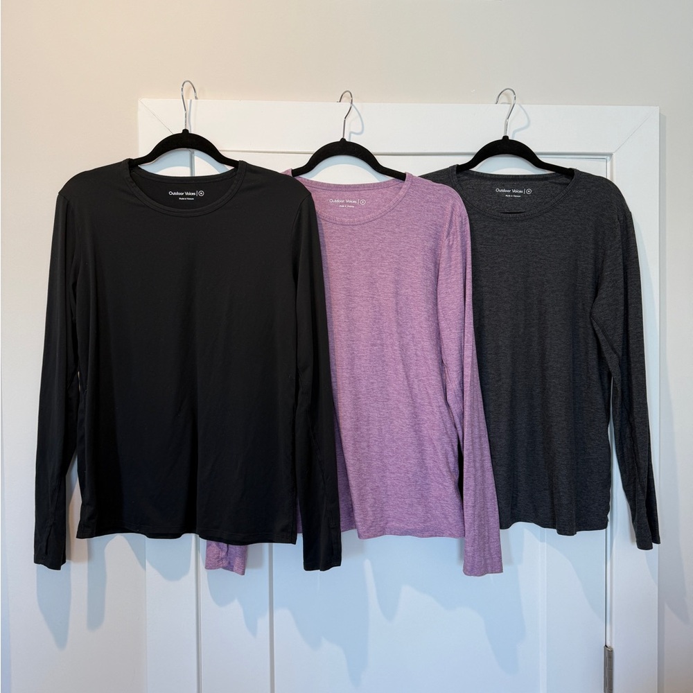 Outdoor Voices Women’s Cloud Knit Long sleeve top medium